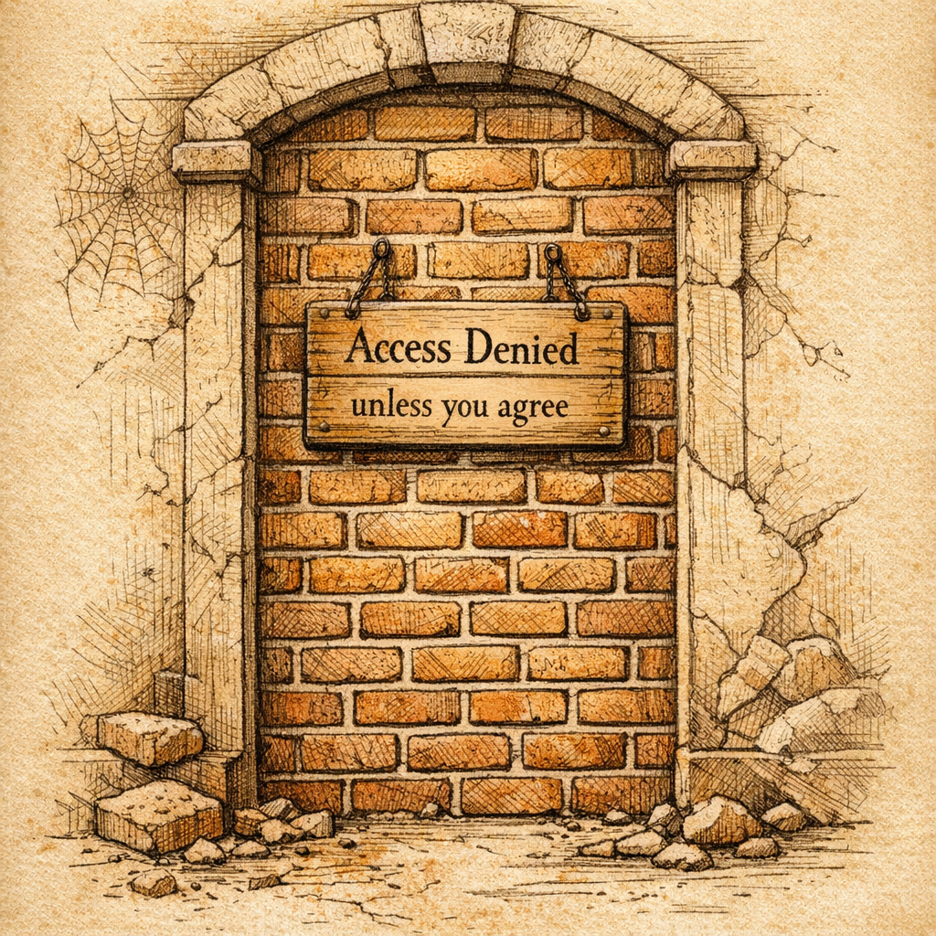 Illustration for: Your Cookie Wall Is Not as Legal as You Think